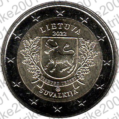 2 euro commemorativi lituania 2022
